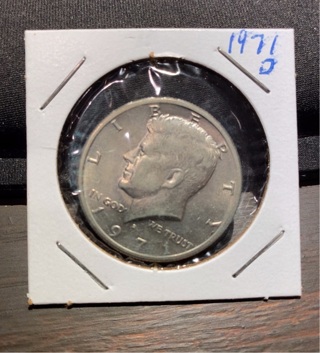 1971 D KENNEDY HALF DOLLAR 