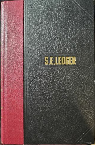 S. E. Ledger with Address book