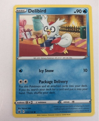 Pokemon Card- Delibird 