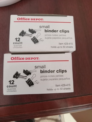 Binder clips 