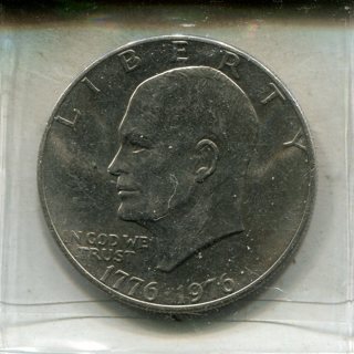 1976 P Eisenhower Bi-Centennial Dollar