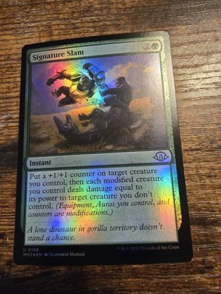 Magic the gathering mtg Signature Slam foil card Modern Horizons 3