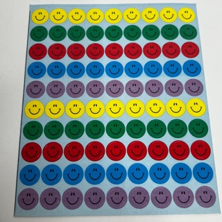 Smiley Face Sticker Sheet 