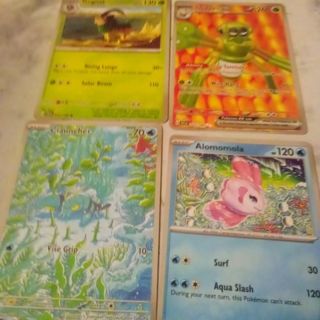 #1-4 Pokémon Cards