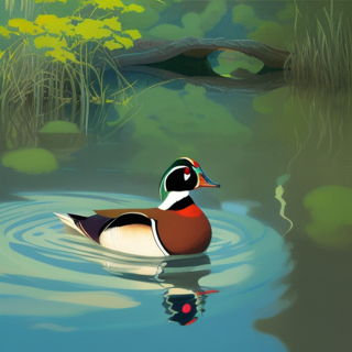 Listia Digital Collectible: Such a Fabulous Wood Duck