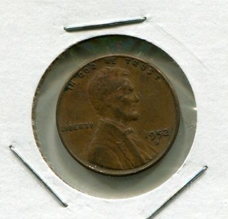 1952 S Lincoln Wheat Cent
