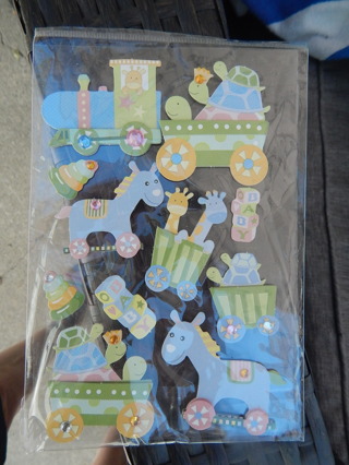 So cute stickers~~ 'EMBELLISHMENTS' ~ BABY TRAIN 