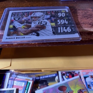 2020 panini score next level stats Darren Waller football card 