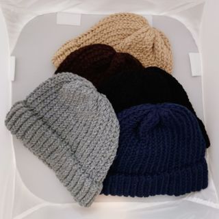 Lot of 5 Handmade Loom Knit Winter Hats