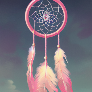 Listia Digital Collectible: Pink Dreamcatcher