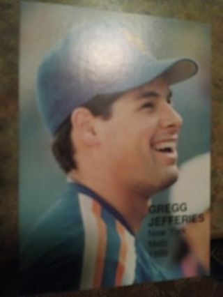 1989 PACIFIC ROOKIES SUPERSTARS TWO GREGG JEFFERIES METS BASEBALL CARD # 1 OF 16