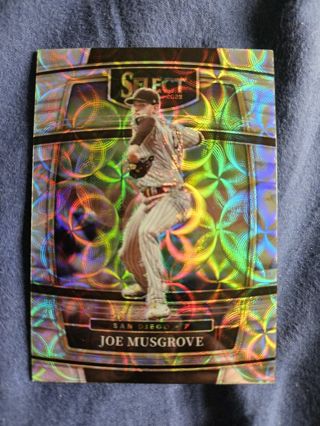 2022 Panini Select Scope Prizm Joe Musgrove