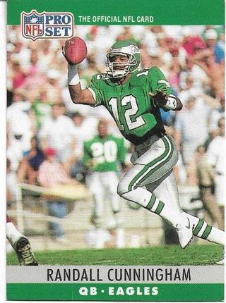 1990 PRO SET RANDALL CUNNINGHAM CARD