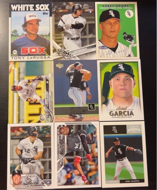 9 Chicago White Sox baseball cards 