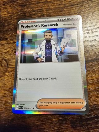 Pokemon Professor's Research 088/091 holo rare card