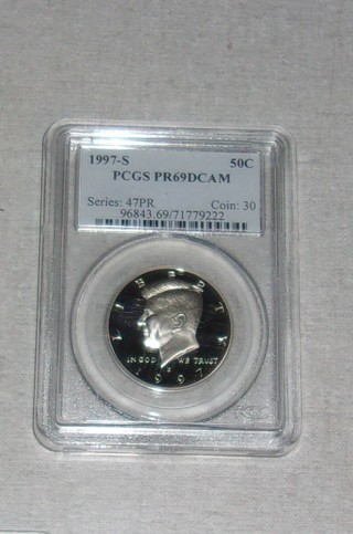 1997-S PCGS PR69 Kennedy Half Dollar