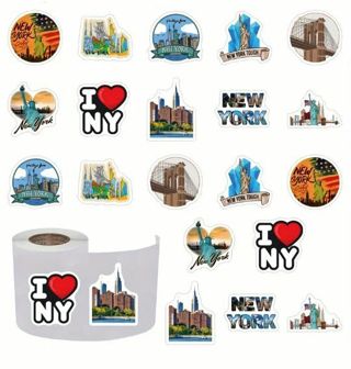 ➡️NEW⭕(10) 1" I ❤️ NEW YORK STICKERS!!⭕VACATION TRAVEL (SET 2 of 2)