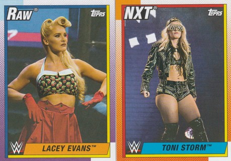 2021 WWE Heritage Wrestling - TONI STORM, LACEY EVANS 2 Card Lot !