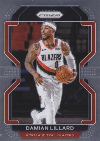 Damian Lillard 2021-22 Panini Prizm Portland Trail Blazers