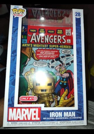 Comic Covers: Marvel - Iron Man (Brand New) FUNKO POP
