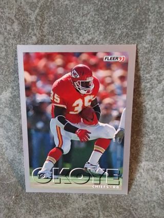 Football Trading Card Christian Okoye