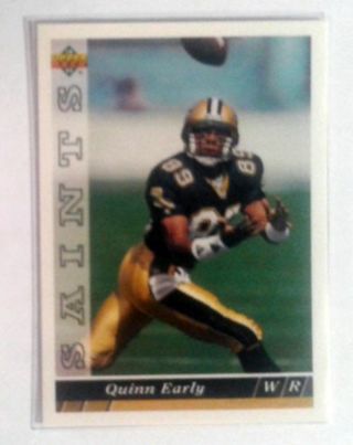 1993 Upper Deck No. 106 Quinn Early Football Trading Card