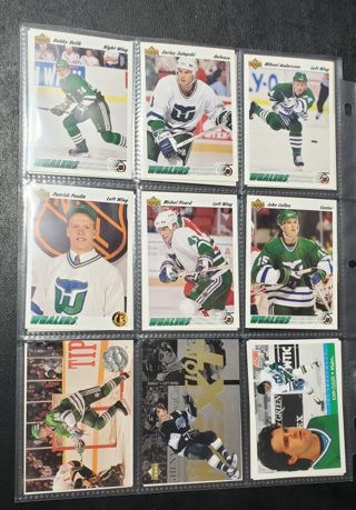 18 Whalers NHL Cards!