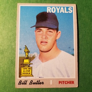 1970 - TOPPS BASEBALL CARD NO. 377 - BILL BUTLER ALLSTAR - ROYALS