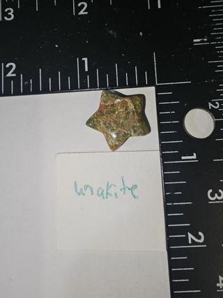 Unakite Crystal/Healing stone Star Shape