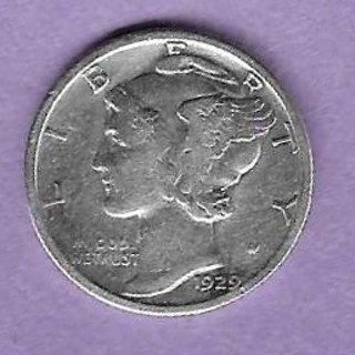 Fantastic Find 1929 Mercury Dime 90% Silver U.S. 10 Cent Coin