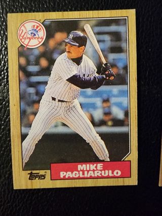 87 Topps Mike Pagliarulo #195