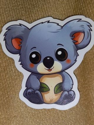 Cute nice one vinyl sticker no refunds regular mail only Very nice quality!