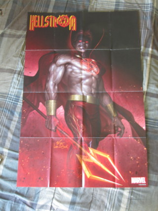 Huge 24"x36" Comic Shop promo Poster: Marvel - HellStorm