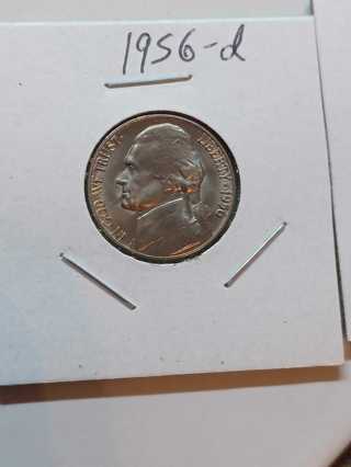 1956-D Jefferson Nickel! 23