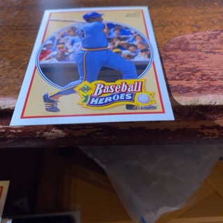 1991 upper deck baseball heroes 1975 return to Milwaukee Hank Aaron baseball card 