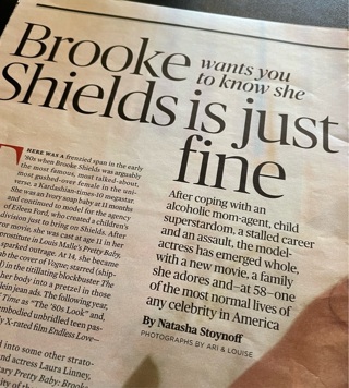 One Article About Brooke Shields!! Free Shipping !! Look!!