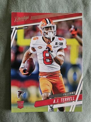 2020 Panini Prestige Rookie A.J. Terrell