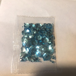 Ice blue sequins 