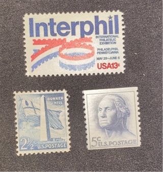 3 MINT AMERICAN STAMPS 