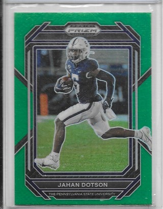 Jahan Dotson 2023 Prizm Draft Prizms Green #44