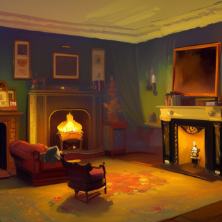 Listia Digital Collectible: Victorian Living Room