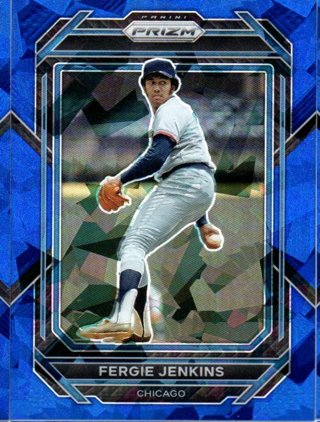 2023 Panini Prizm Fergie Jenkins Blue Ice