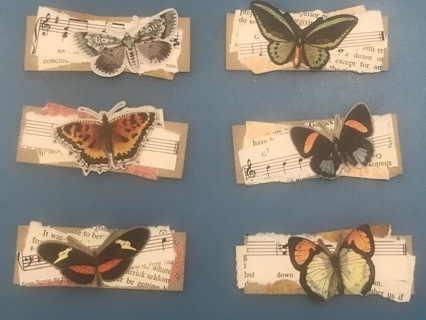 6 Butterfly Clusters/Tags