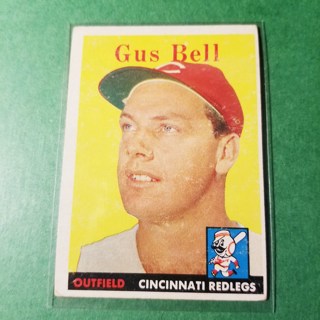 1958 - TOPPS BASEBALL CARD NO. 75 - GUS BELL - REDLEGS