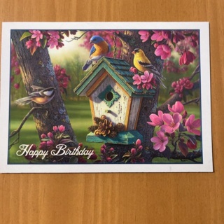 Birdhouse Birthday Card 