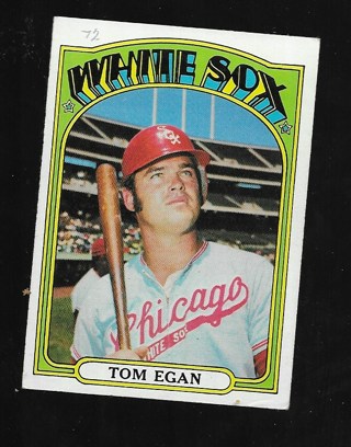 1972 TOPPS TOM EGAN #207