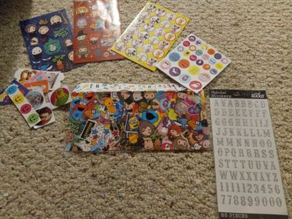 Sticker holder with over 100 stickers!