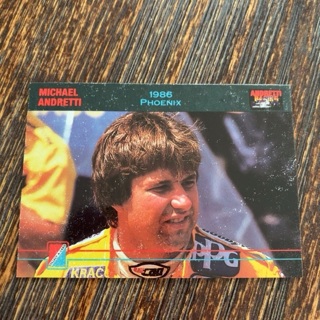 1992 Collect-A-Card Andretti Racing - [Base] #79  Michael Andretti