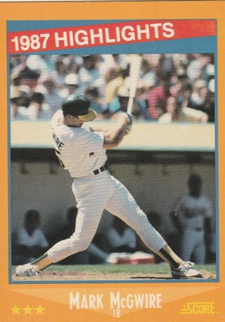 Mark McGwire - 1988 Score - # 659 - Athletics