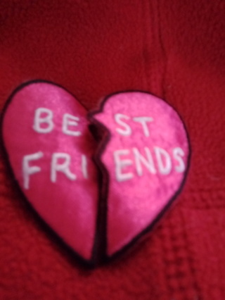 Sew-on Best Friends Forever 2-part Patches